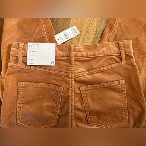 Loft “The Skinny” Corduroy Jeans - New with tags - size 27/4